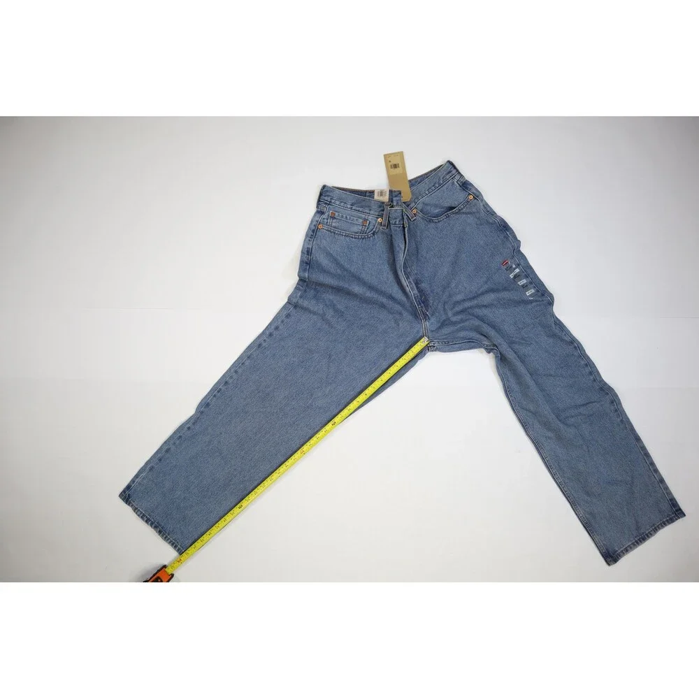 Levis 550 Jeans Mens 42x32 Blue Relaxed Fit Tapered Leg Denim New 100% Cotton - Picture 12 of 14